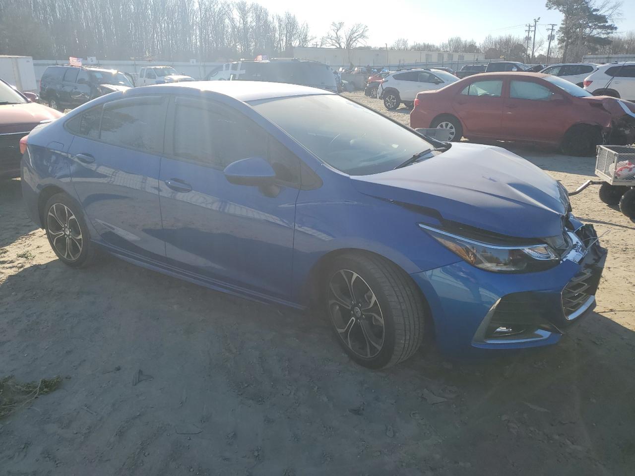 2019 Chevrolet Cruze VIN 1G1BE5SM4K7122161 Copart auction photo, front end damage thumbnail 4