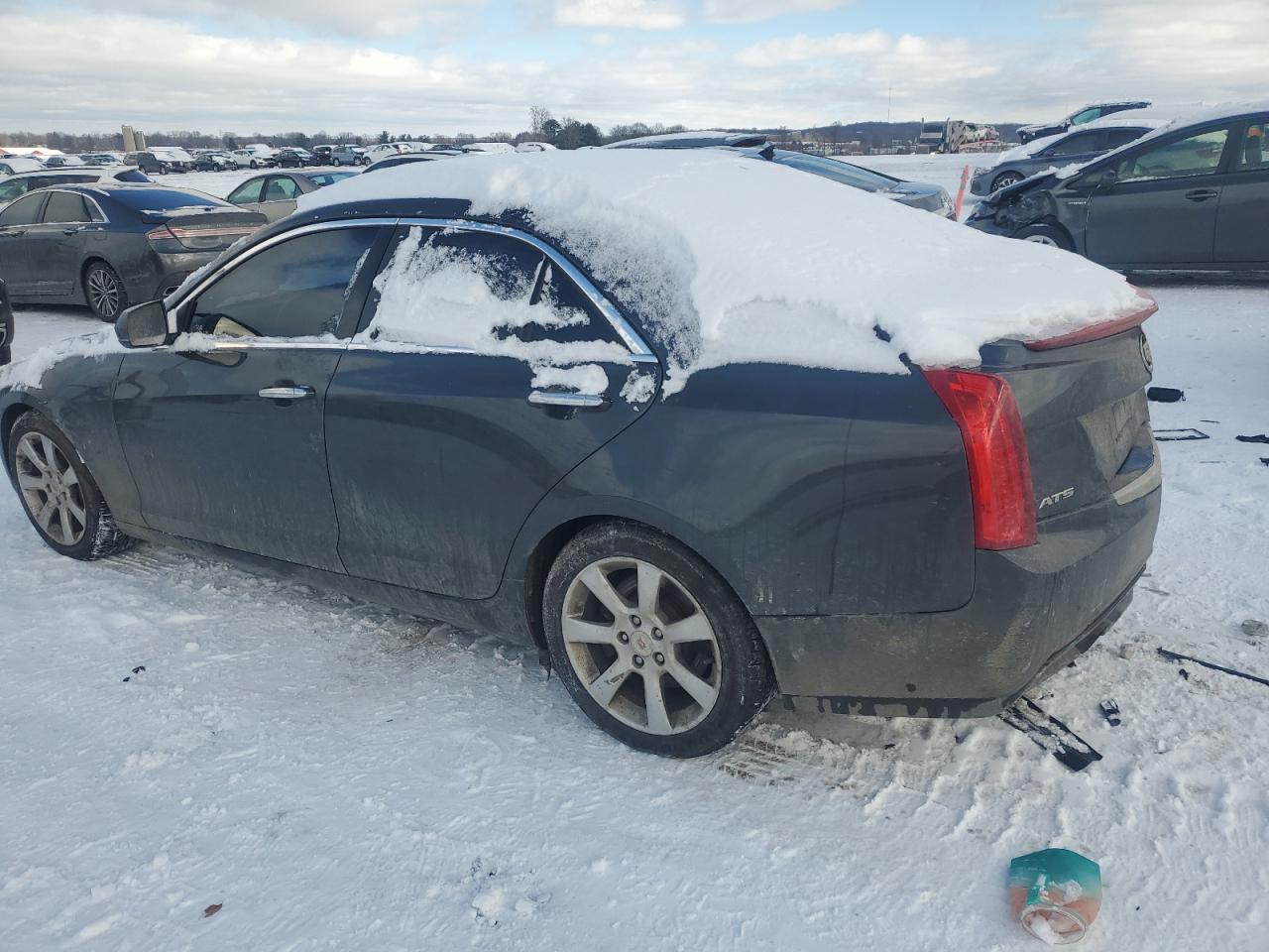 2014 Cadillac ATS VIN 1G6AA5RA8E0190246 Copart auction photo, all over damage thumbnail 2