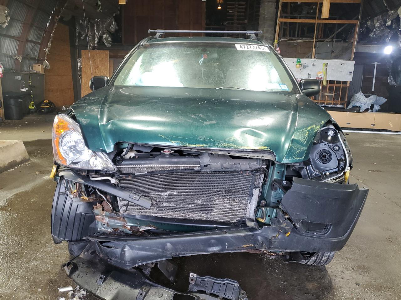 2004 Honda CR-V VIN JHLRD68484C006058 Copart auction photo, front end / side damage thumbnail 5