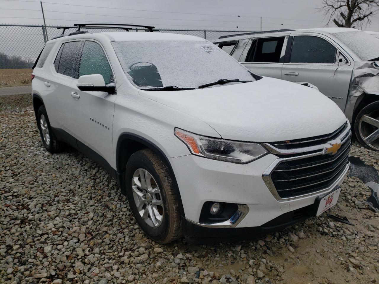 2019 Chevrolet Traverse VIN 1GNEVGKW7KJ317070 Copart auction photo, rear end / front end damage thumbnail 4