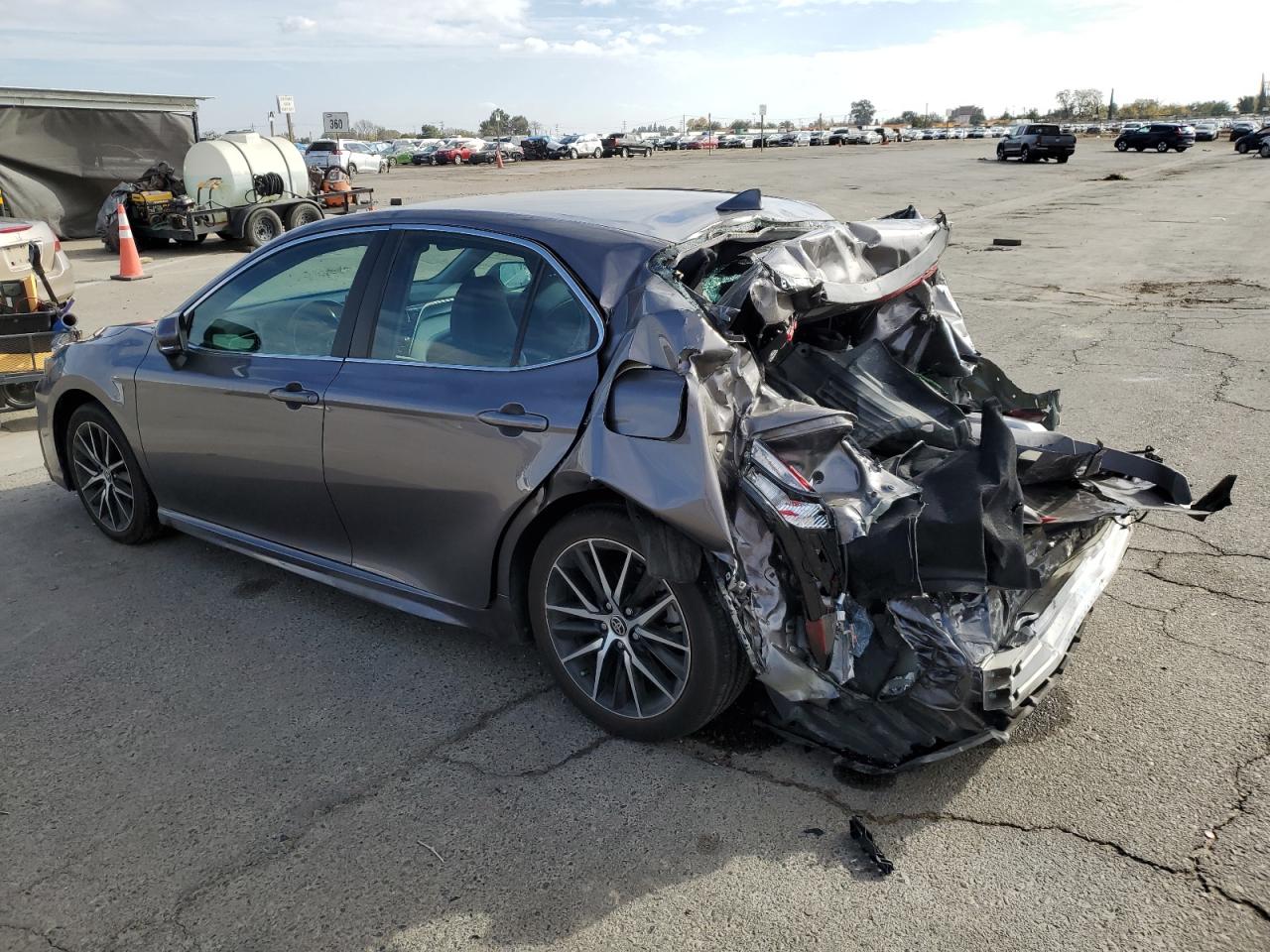 2024 Toyota Camry VIN 4T1T11AK0RU846923 Copart auction photo, rear end damage thumbnail 2
