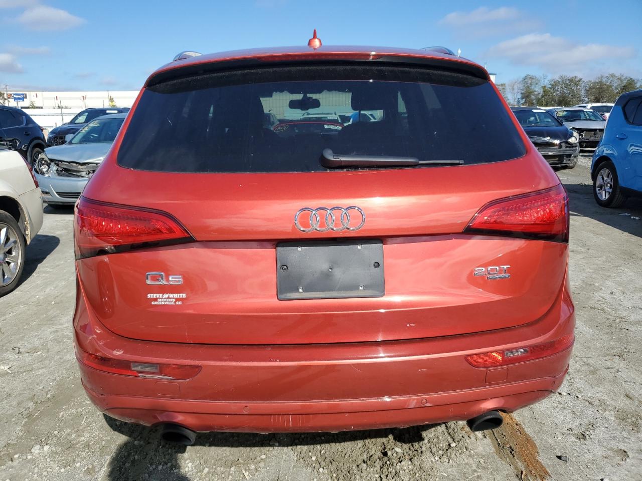 2014 Audi Q5 VIN WA1LFAFP3EA102197 Copart auction photo, front end / minor dent/scratches damage thumbnail 6