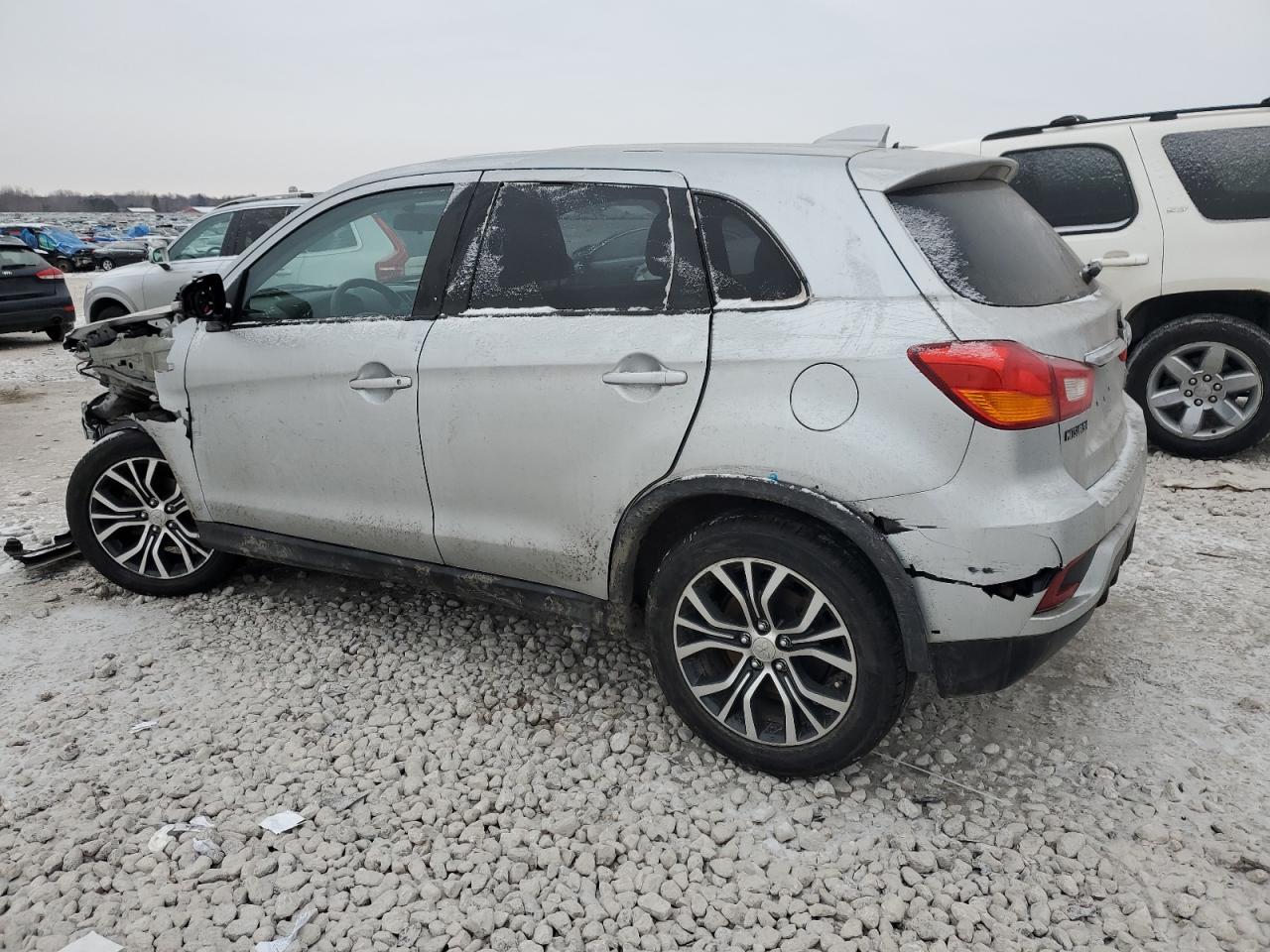 2019 Mitsubishi Outlander VIN JA4AP3AU1KU026180 Copart auction photo, front end / rear end damage thumbnail 2