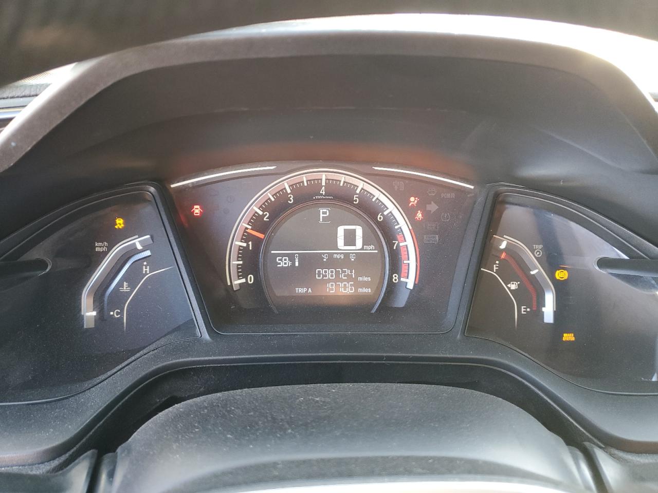 2017 Honda Civic VIN 19XFC2F54HE018150 Copart auction photo, front end damage thumbnail 9
