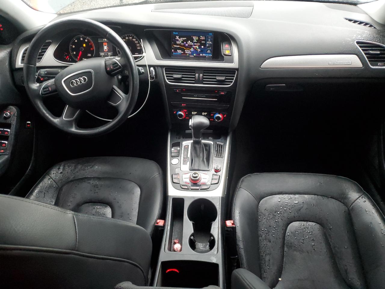 2014 Audi A4 VIN WAUFFAFL6EN037707 Copart auction photo, water/flood damage thumbnail 8