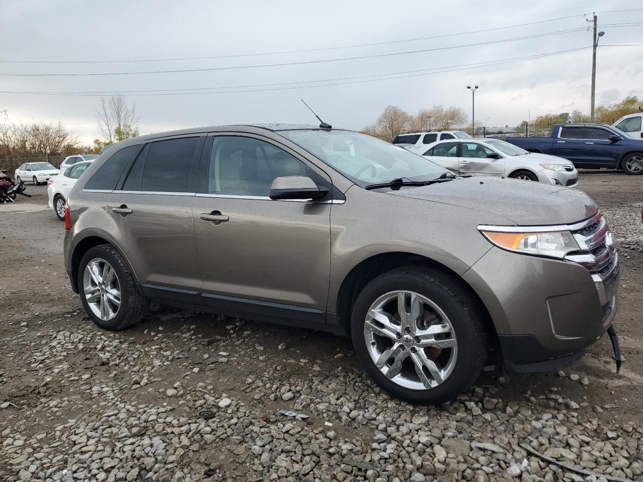 2013 Ford Edge VIN 2FMDK3KC4DBB51699 Copart auction photo, side / minor dent/scratches damage thumbnail 4