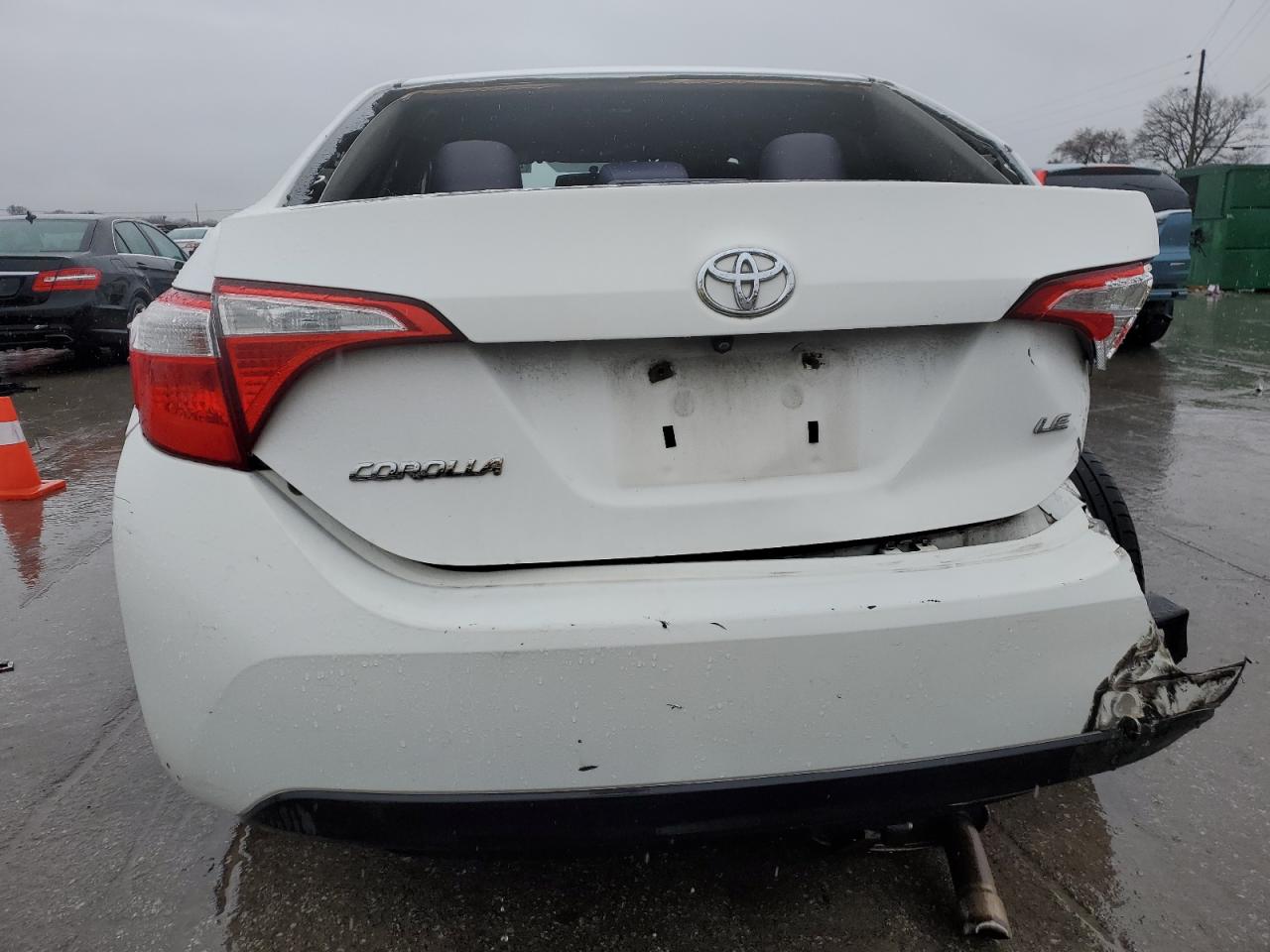 2014 Toyota Corolla VIN 5YFBURHE6EP083660 Copart auction photo, rear end damage thumbnail 6