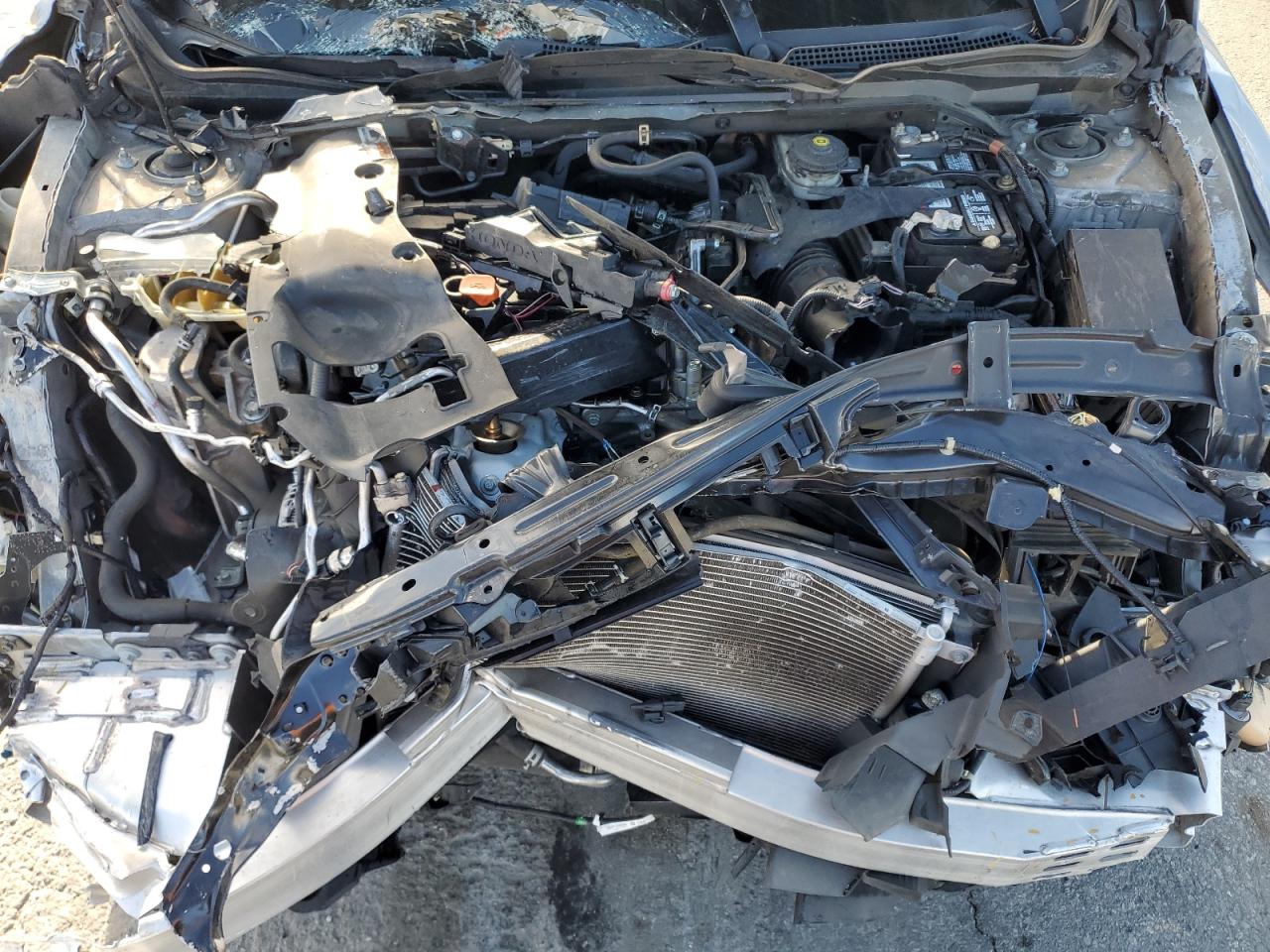 2019 Honda Civic VIN 2HGFC2F84KH593050 Copart auction photo, front end damage thumbnail 13