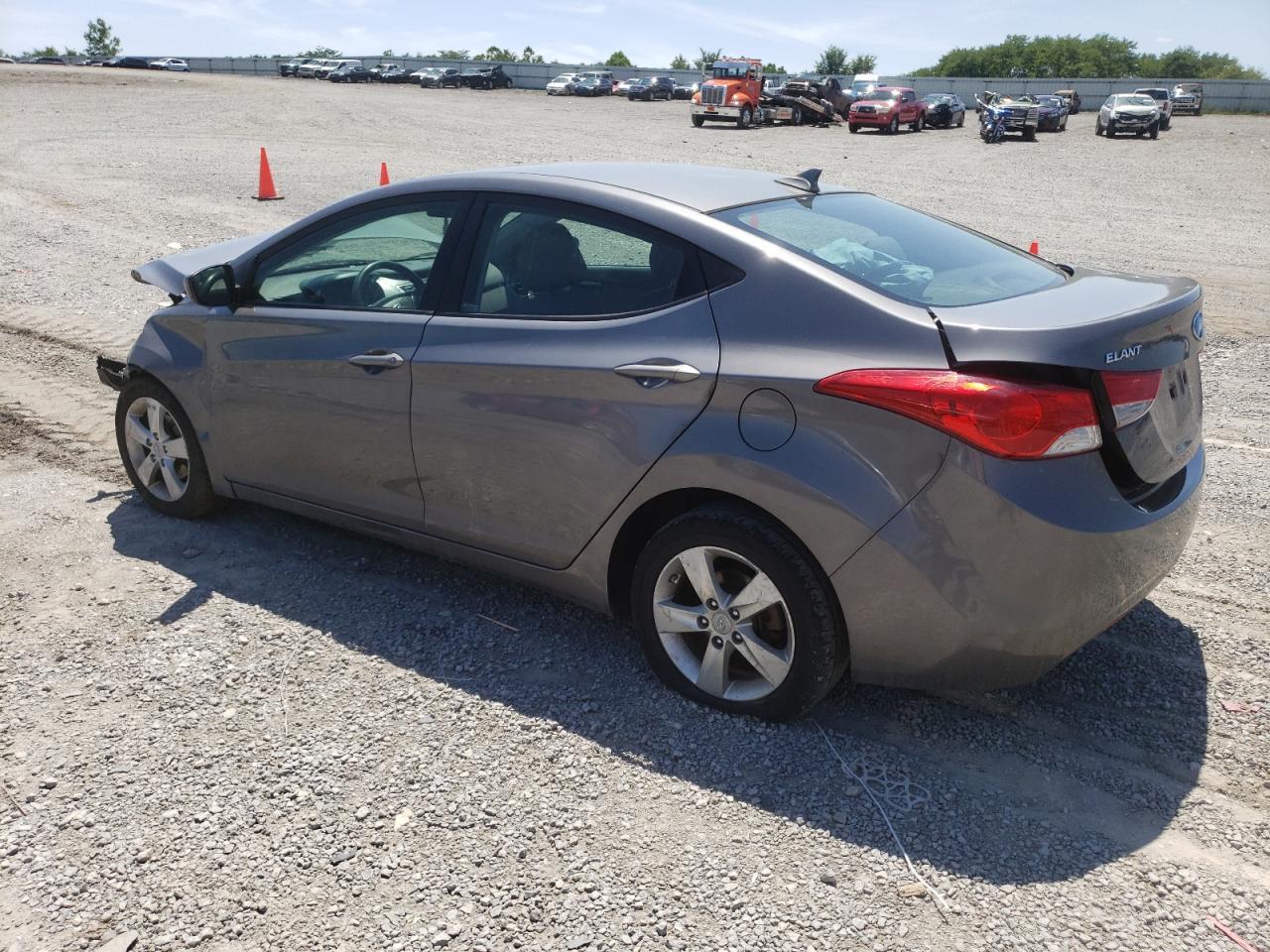 2011 Hyundai Elantra VIN 5NPDH4AE7BH056440 Copart auction photo, front end damage thumbnail 2