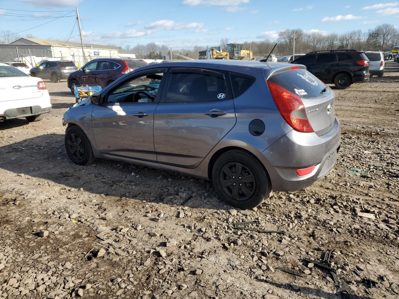 2016 Hyundai Accent VIN KMHCT5AE0GU255466 Copart auction photo, front end damage thumbnail 2