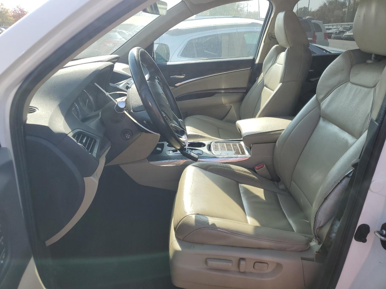 2017 Acura MDX VIN 5FRYD4H39HB004797 Copart auction photo, side / front end damage thumbnail 7