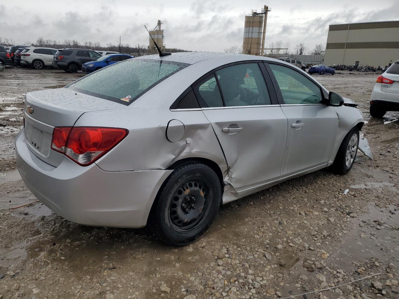 2012 Chevrolet Cruze VIN 1G1PC5SHXC7371418 Copart auction photo, all over damage thumbnail 3
