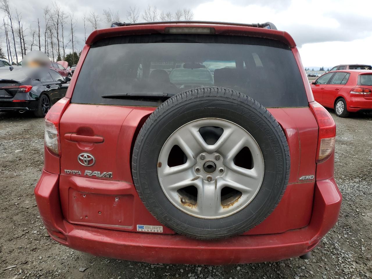2008 Toyota RAV 4 VIN JTMBK33V586034603 Copart auction photo, front end damage thumbnail 6