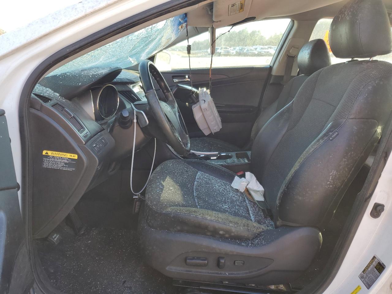 2013 Hyundai Sonata VIN 5NPEC4AC0DH560199 Copart auction photo, top/roof damage thumbnail 7