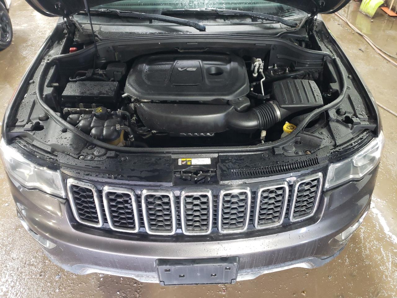 2018 Jeep Grand Cherokee VIN 1C4RJFBG8JC212291 Copart auction photo, rear end / side damage thumbnail 11