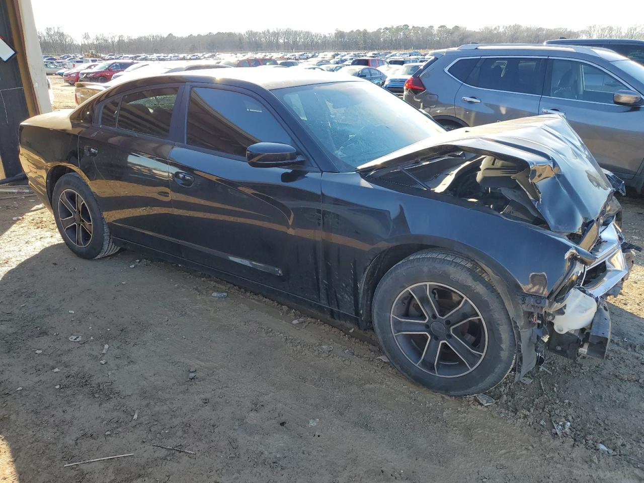 2013 Dodge Charger VIN 2C3CDXBG8DH638037 Copart auction photo, front end / rear end damage thumbnail 4