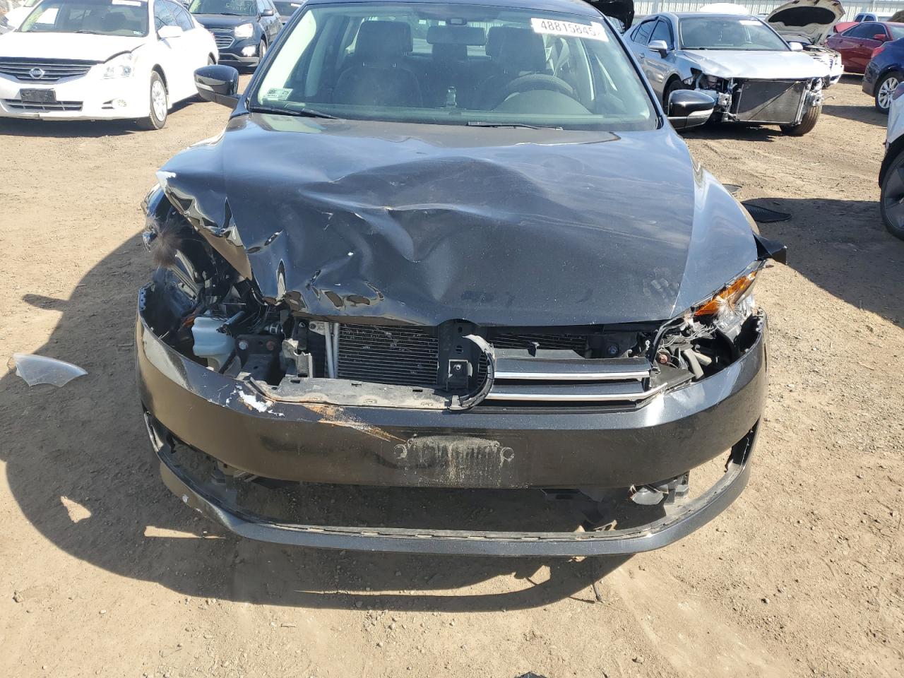 2014 Volkswagen Passat VIN 1VWAT7A37EC036140 Copart auction photo, front end / side damage thumbnail 5