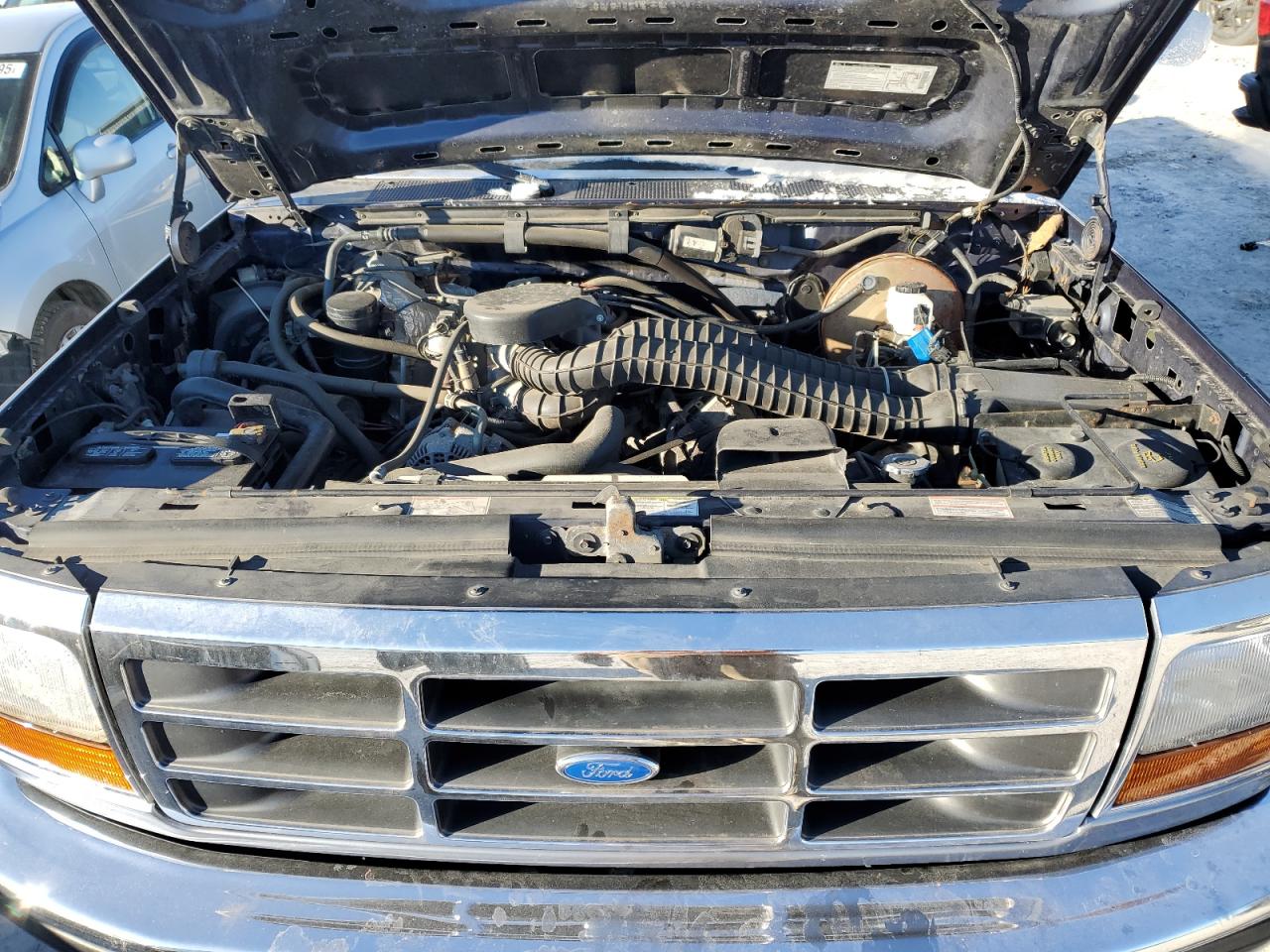1995 Ford F-150 VIN 1FTEX14H5SKB08399 Copart auction photo, rear end / undercarriage damage thumbnail 11