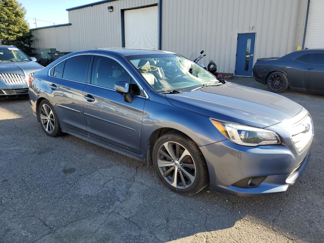 2016 Subaru Legacy VIN 4S3BNBN65G3055376 Copart auction photo, side damage thumbnail 4