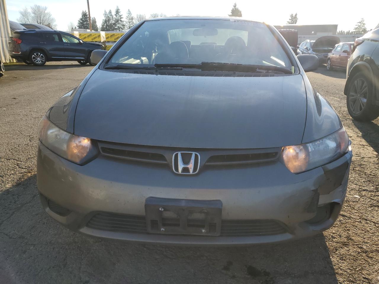 2007 Honda Civic VIN 2HGFG12827H533215 Copart auction photo, side damage thumbnail 5