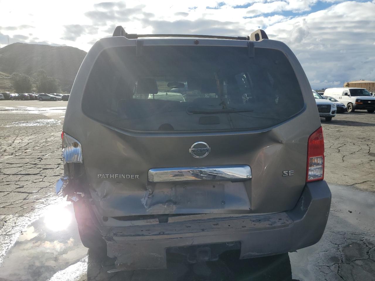 2005 Nissan Pathfinder VIN 5N1AR18U45C788595 Copart auction photo, rear end damage thumbnail 6