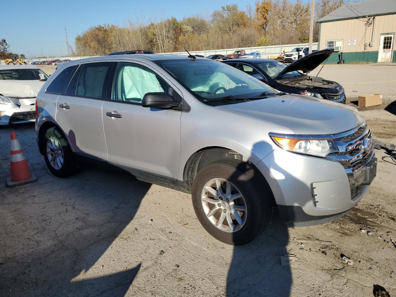 2013 Ford Edge VIN 2FMDK3GC6DBB47081 Copart auction photo, side / rear end damage thumbnail 4