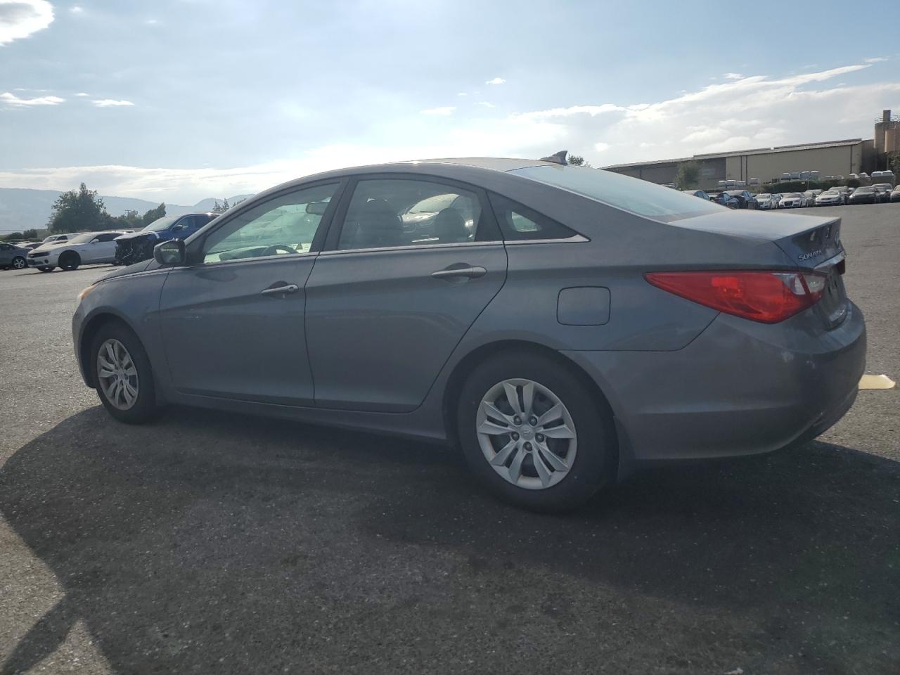 2012 Hyundai Sonata VIN 5NPEB4AC8CH371849 Copart auction photo, vandalism damage thumbnail 2