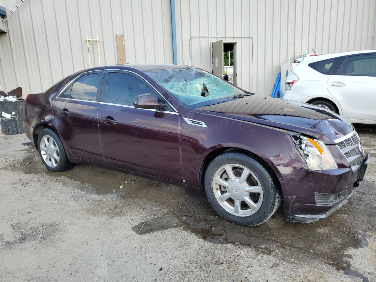 2009 Cadillac CTS VIN 1G6DF577090117514 Copart auction photo, front end damage thumbnail 4
