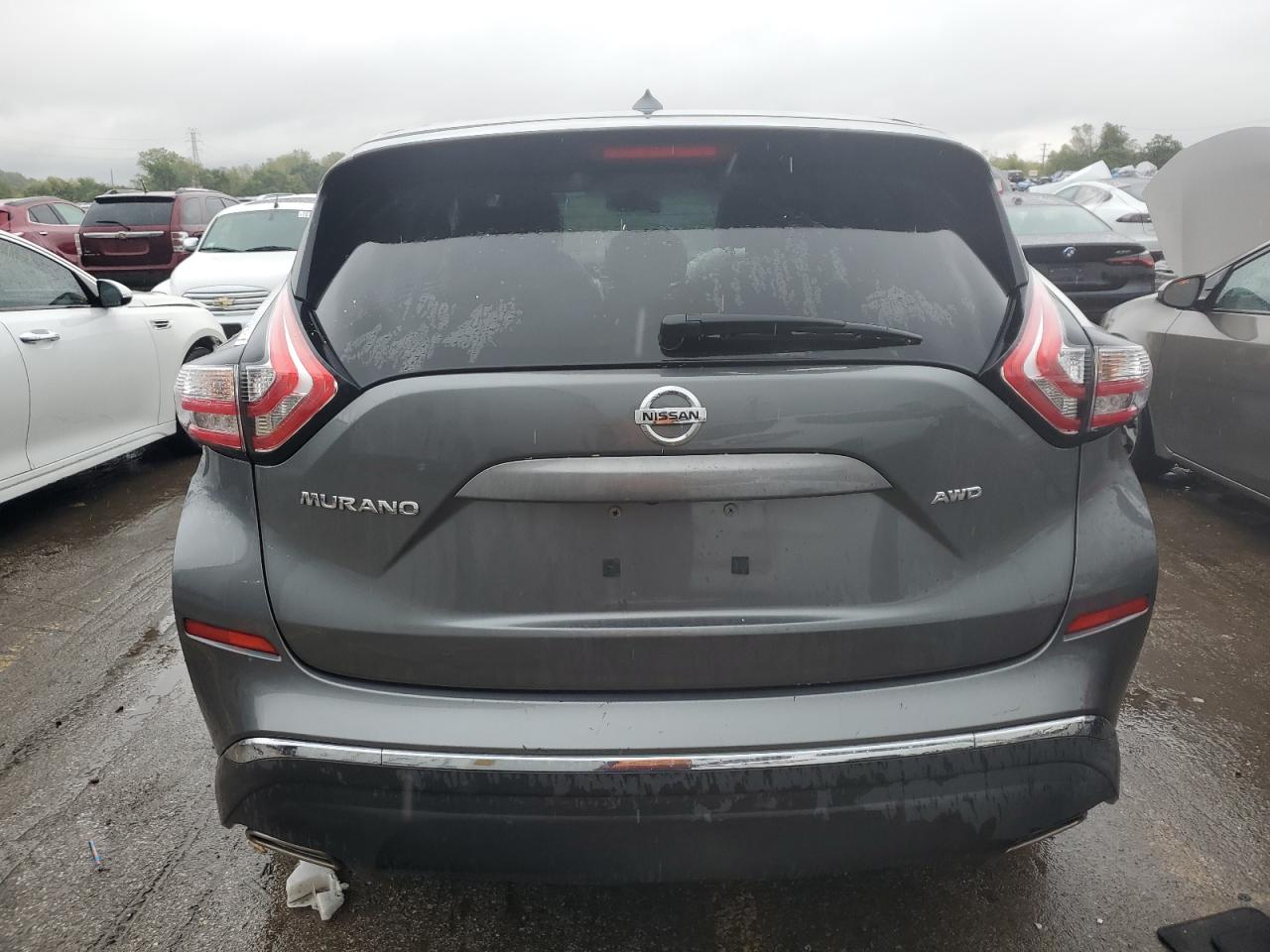 2015 Nissan Murano VIN 5N1AZ2MH7FN223441 Copart auction photo, side / front end damage thumbnail 6