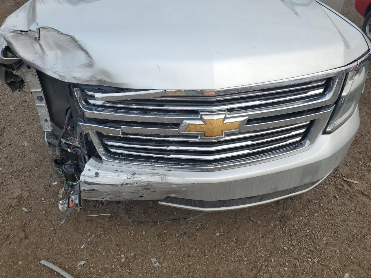 2018 Chevrolet Suburban VIN 1GNSKJKC3JR152875 Copart auction photo, front end / side damage thumbnail 12