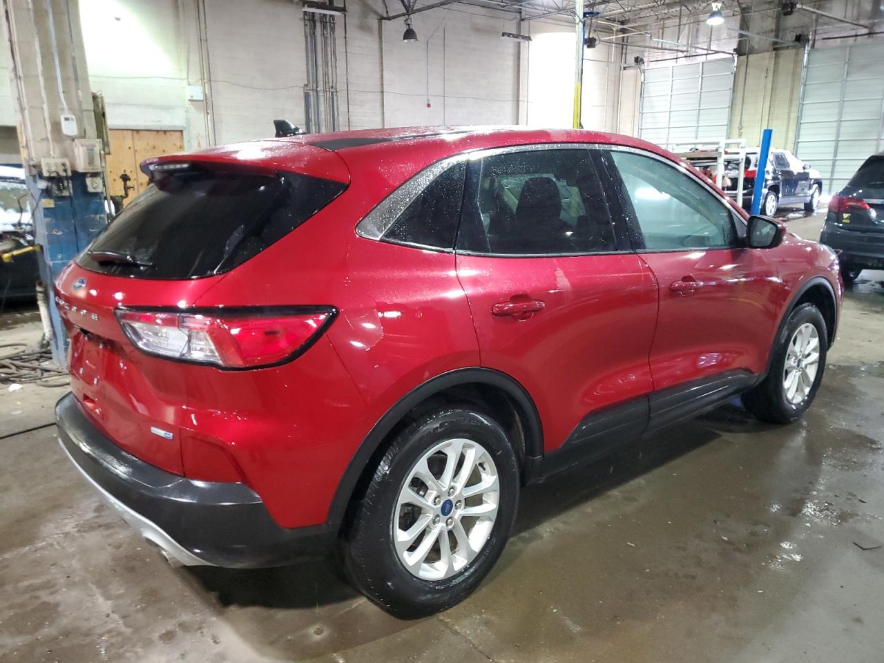 2020 Ford Escape VIN 1FMCU9G61LUC30476 Copart auction photo, side / rear end damage thumbnail 3