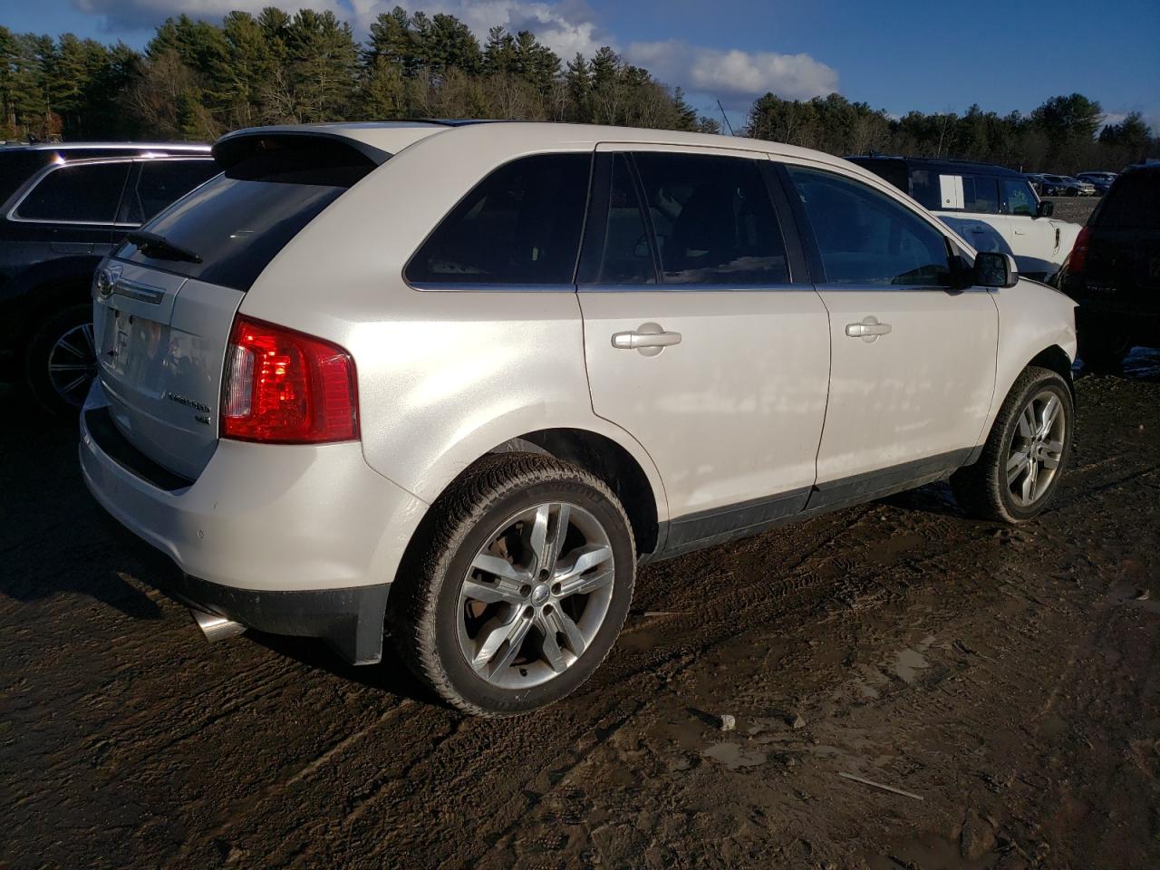 2014 Ford Edge VIN 2FMDK4KC2EBA88450 Copart auction photo, front end damage thumbnail 3
