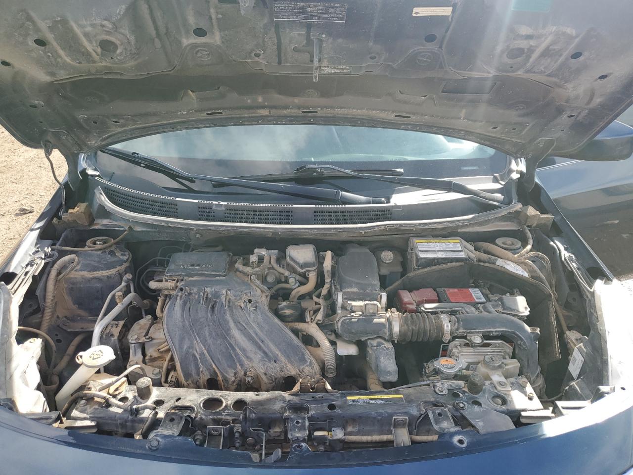 2017 Nissan Versa VIN 3N1CN7AP6HL800712 Copart auction photo, rear end / side damage thumbnail 11