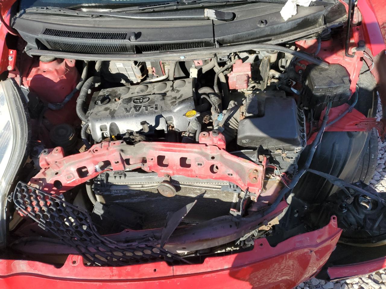 2009 Toyota Yaris VIN JTDJT903395259902 Copart auction photo, front end damage thumbnail 12
