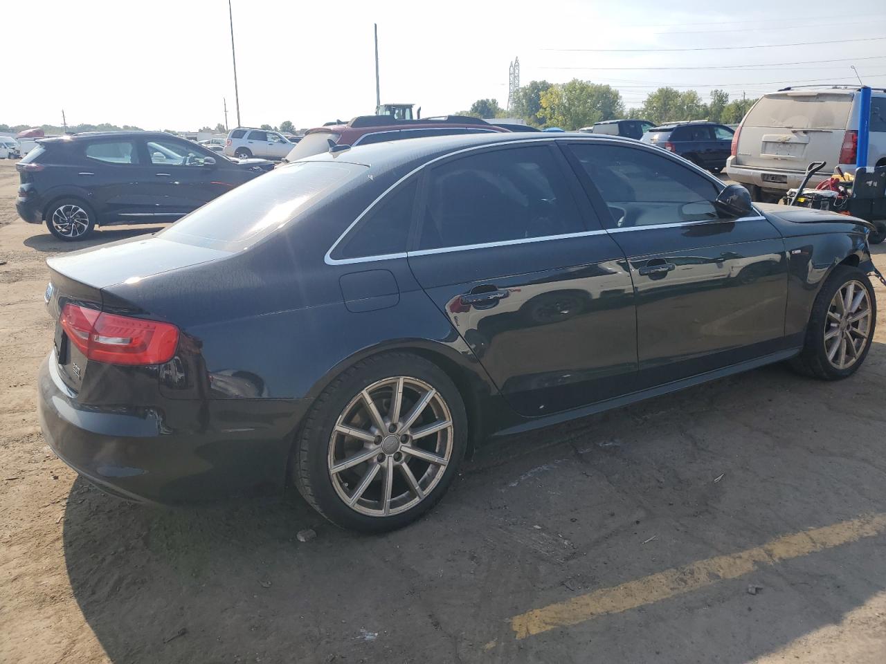 2015 Audi A4 VIN WAUFFAFL1FN033159 Copart auction photo, front end damage thumbnail 3
