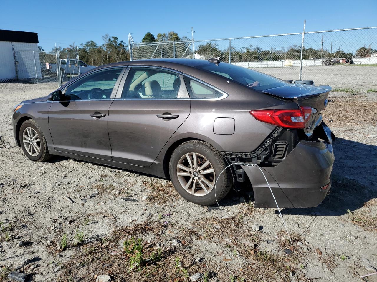 2017 Hyundai Sonata VIN 5NPE24AF9HH537183 Copart auction photo, rear end damage thumbnail 2