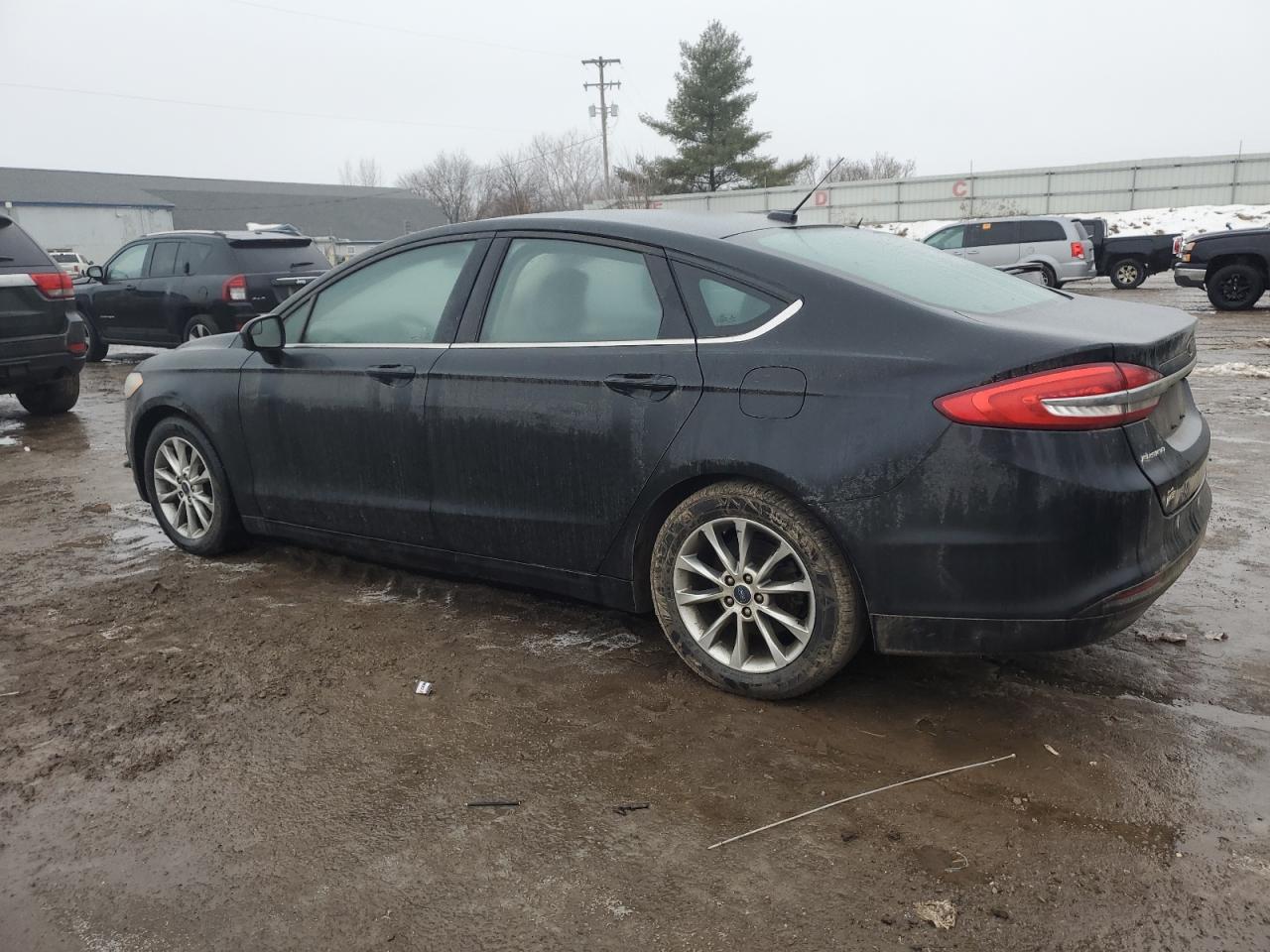 2017 Ford Fusion VIN 3FA6P0HD3HR139800 Copart auction photo, front end / side damage thumbnail 2