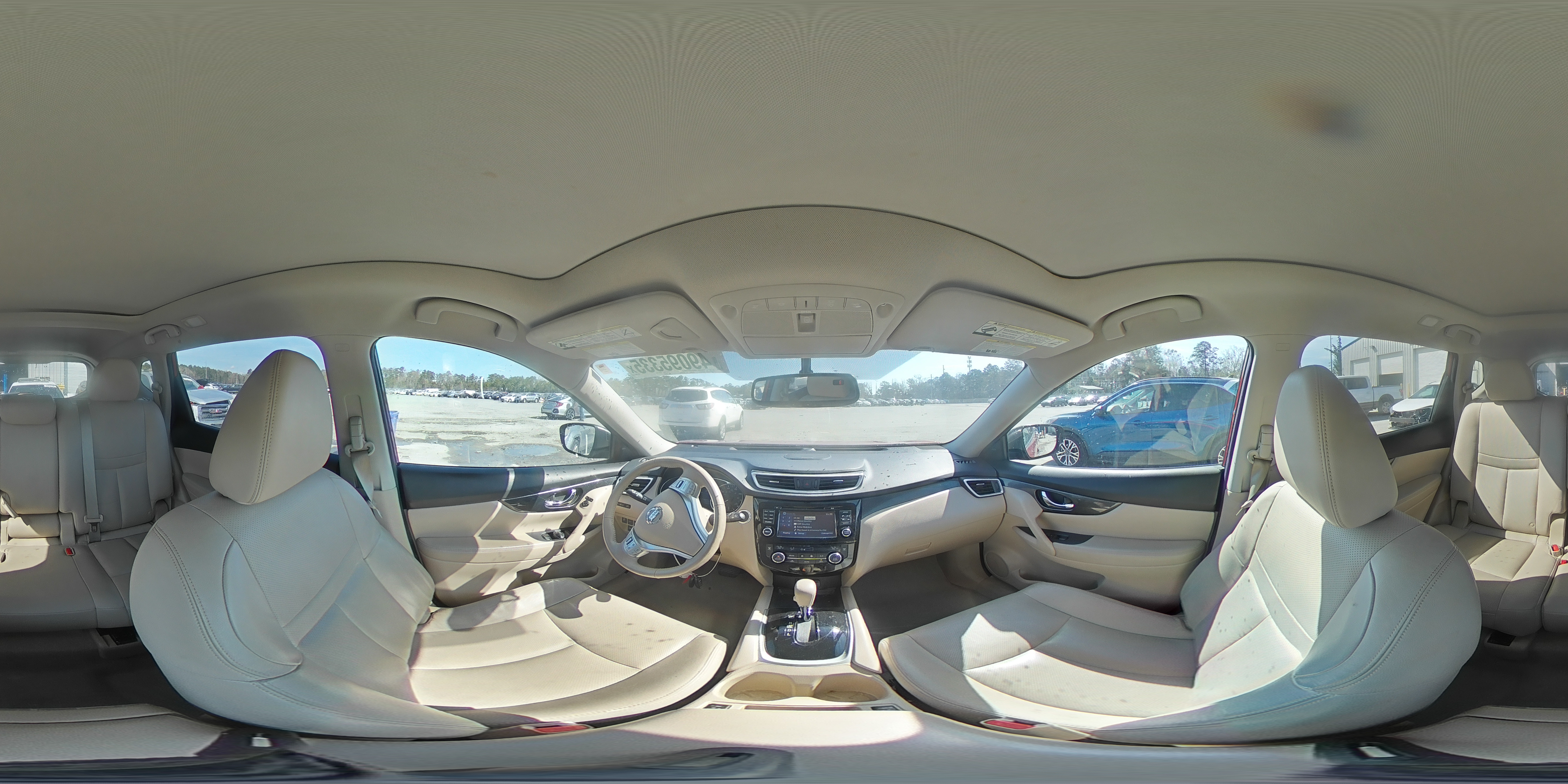 2015 Nissan Rogue VIN 5N1AT2MT6FC809839 Copart auction photo, rear end damage thumbnail 16