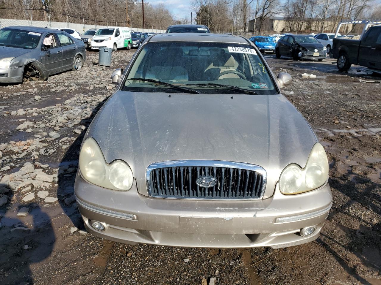 2005 Hyundai Sonata VIN KMHWF35H05A145738 Copart auction photo, front end damage thumbnail 5