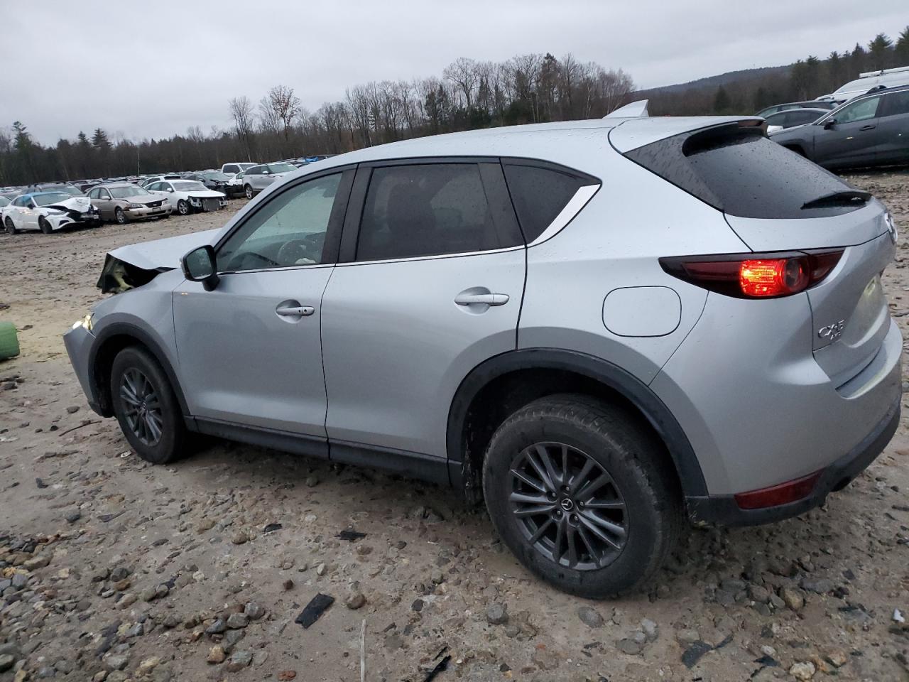 2021 Mazda CX-5 VIN JM3KFBCM7M1319985 Copart auction photo, front end damage thumbnail 2