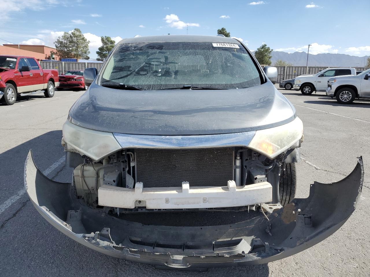 2016 Nissan Quest VIN JN8AE2KP2G9155428 Copart auction photo, side / front end damage thumbnail 5