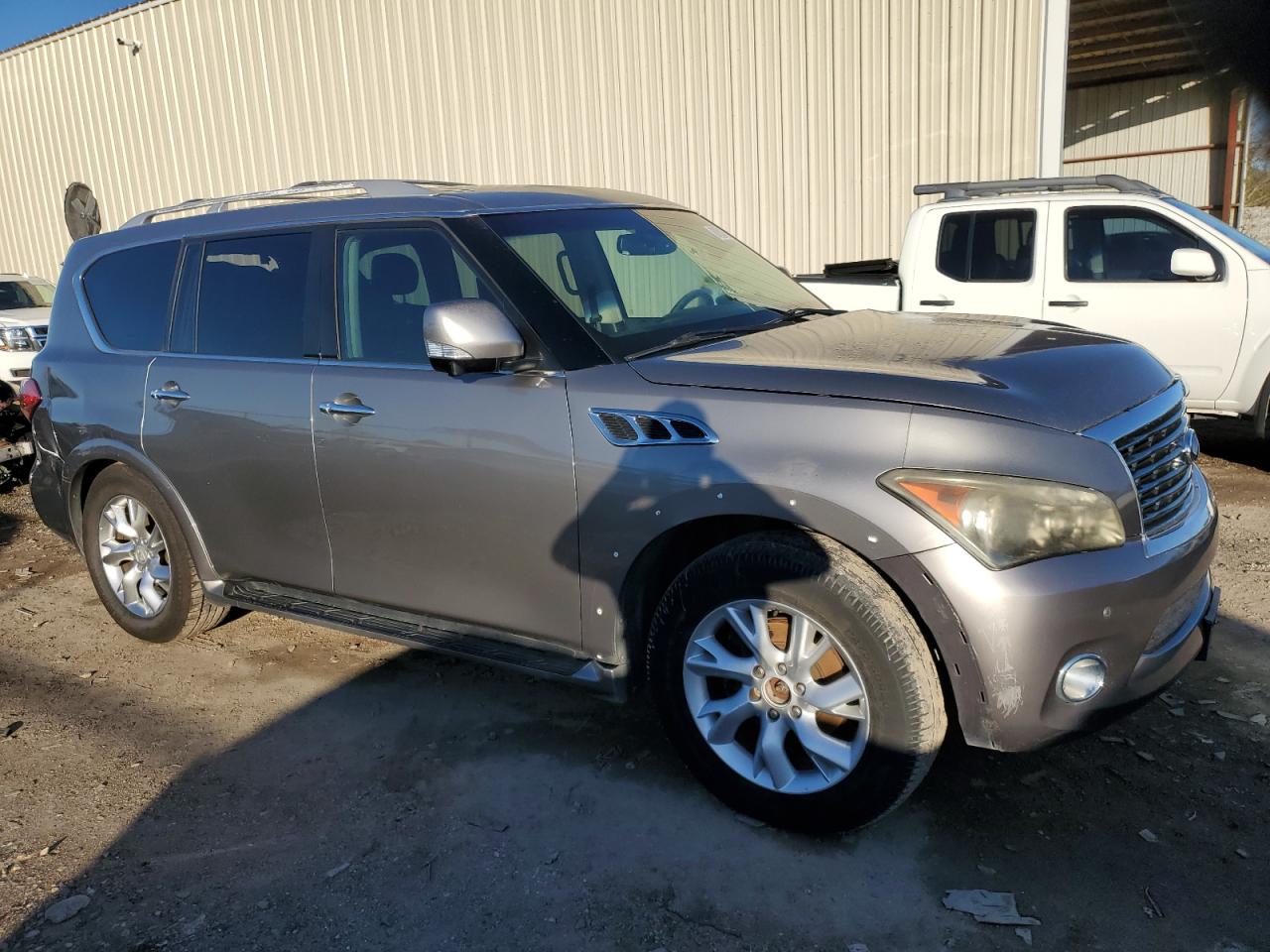 2012 Infiniti QX56 VIN JN8AZ2NC7C9316587 Copart auction photo, rear end / minor dent/scratches damage thumbnail 4