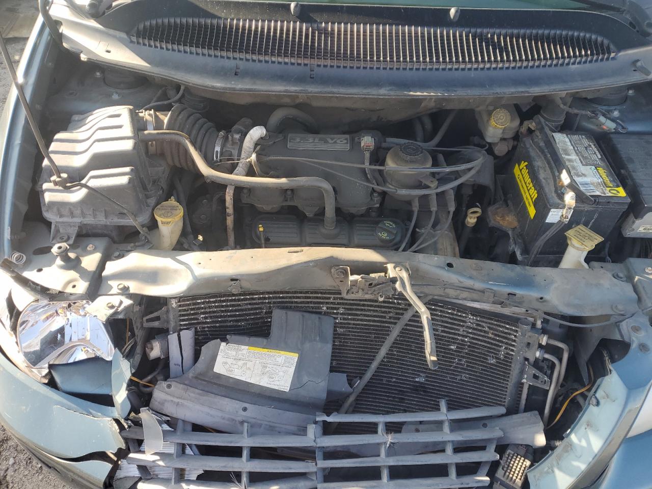 2006 Chrysler Town & Country VIN 1A4GP45R86B572577 Copart auction photo, front end / side damage thumbnail 13