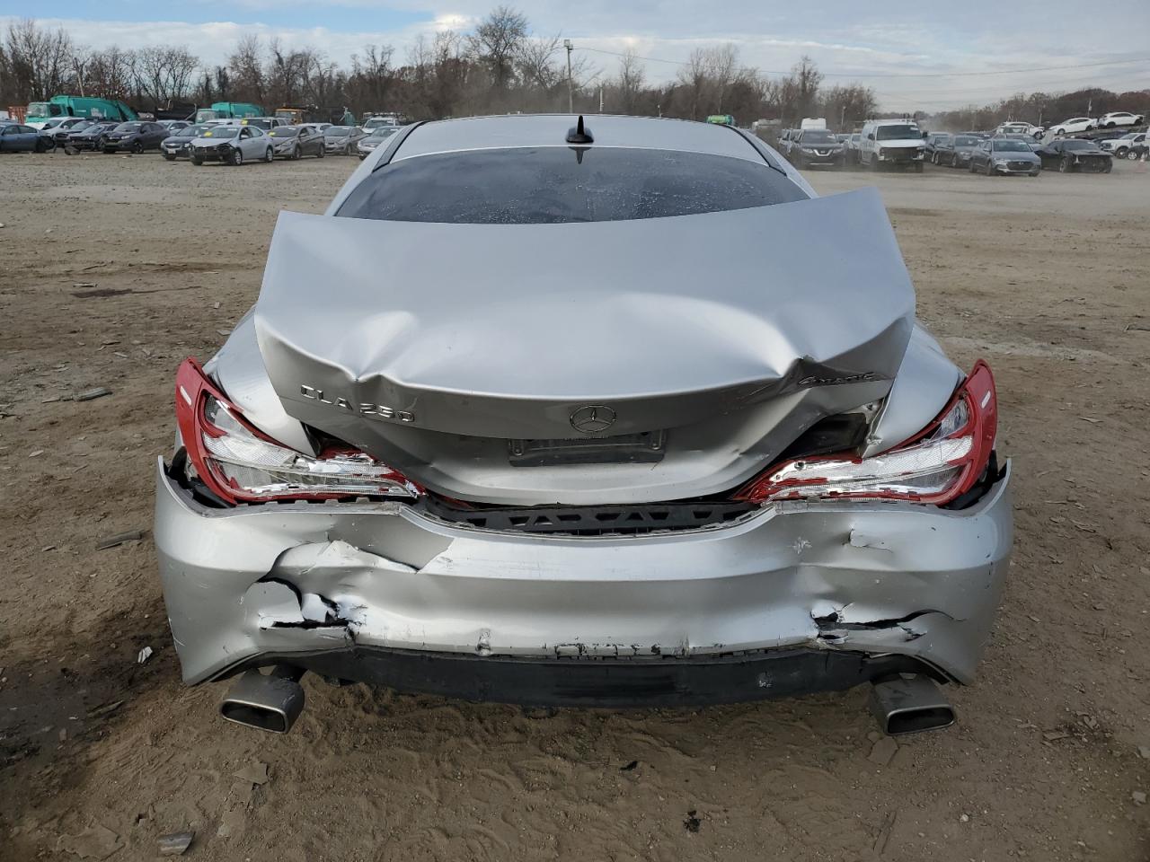 2014 Mercedes-Benz CLA-klasse VIN WDDSJ4GB2EN151121 Copart auction photo, rear end damage thumbnail 6