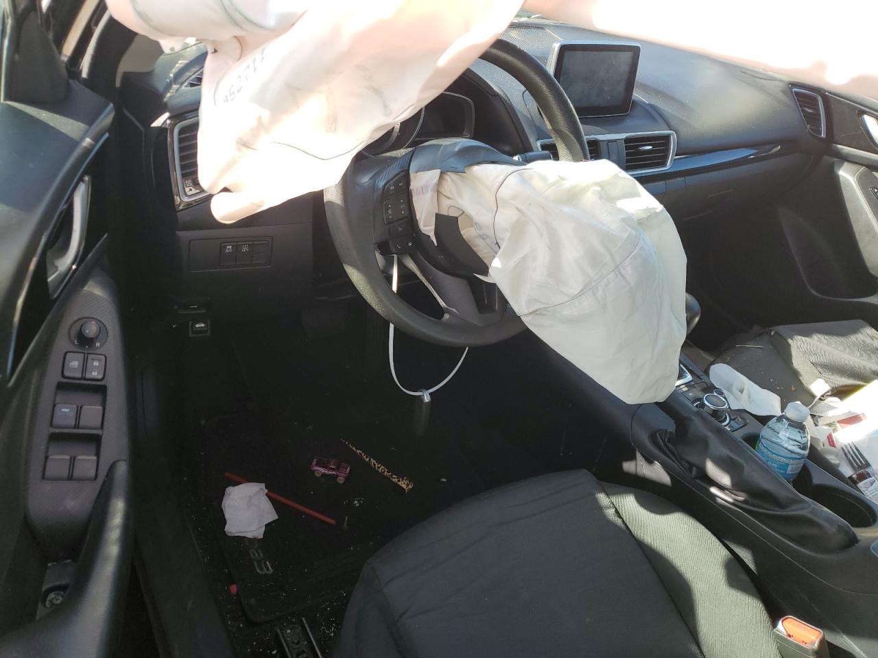 2015 Mazda 3 VIN 3MZBM1U73FM159432 Copart auction photo, front end / side damage thumbnail 8