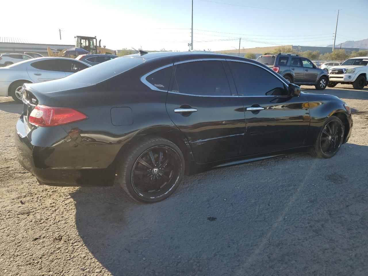 2013 Infiniti M VIN JN1BY1AP9DM511467 Copart auction photo, side damage thumbnail 3