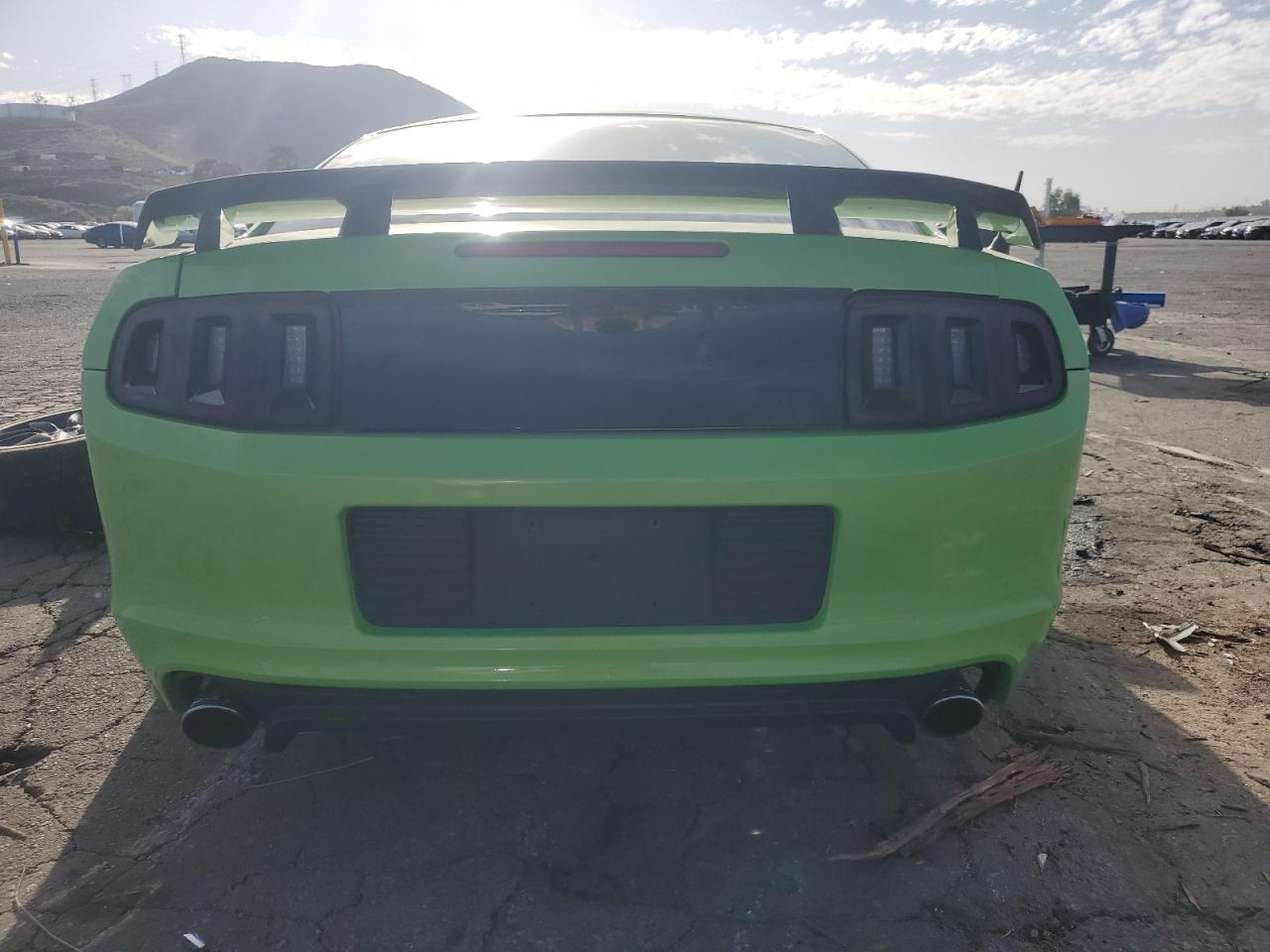 2013 Ford Mustang VIN 1ZVBP8CU5D5239017 Copart auction photo, side / front end damage thumbnail 6