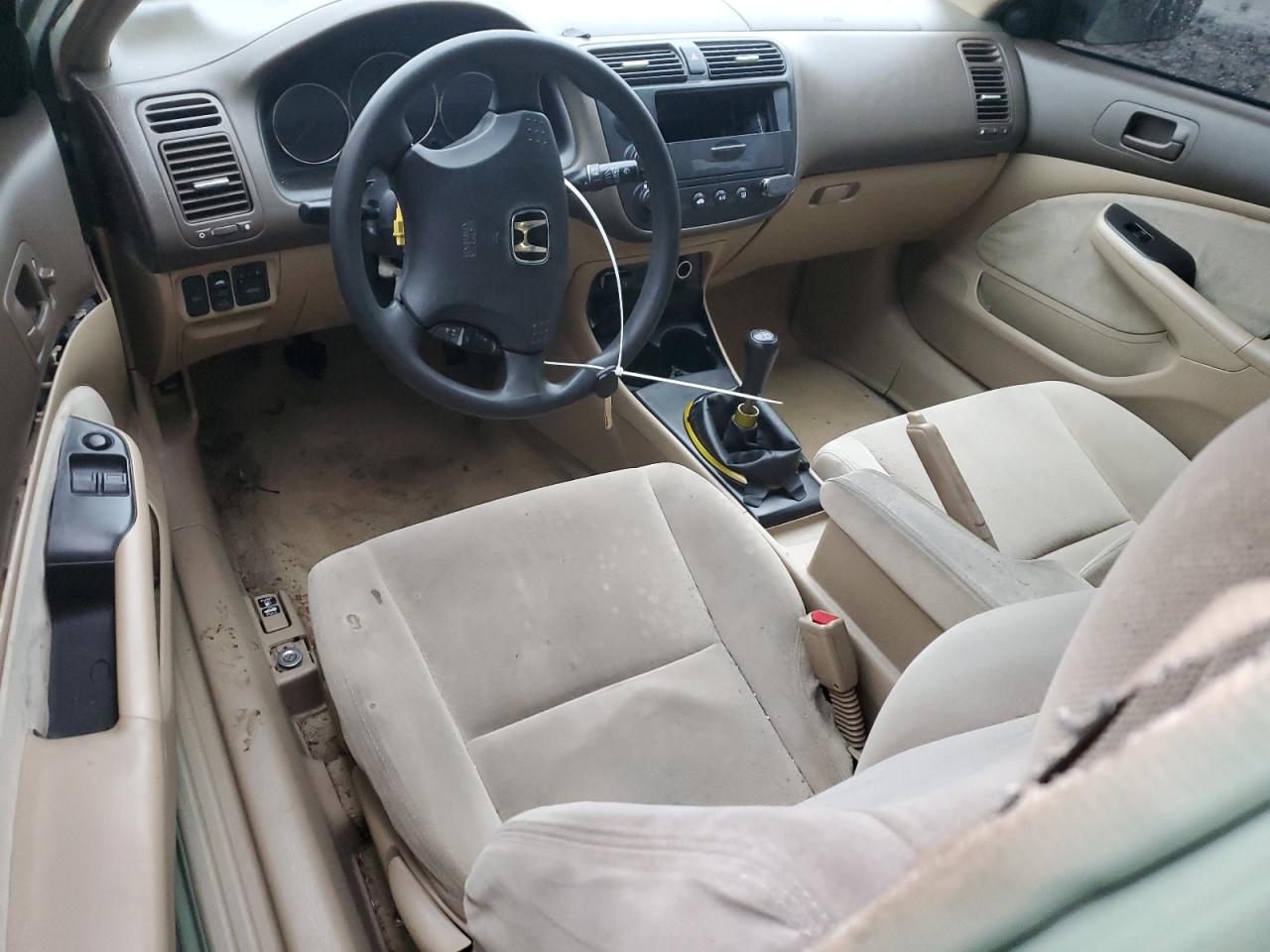 2003 Honda Civic VIN 1HGEM219X3L083427 Copart auction photo, side damage thumbnail 8