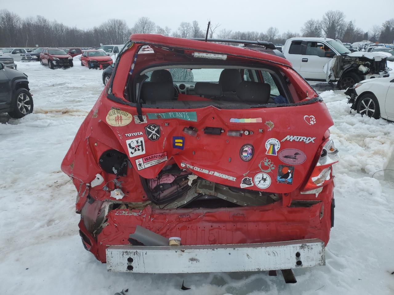 2010 Toyota Corolla VIN 2T1KU4EE5AC271796 Copart auction photo, all over damage thumbnail 6