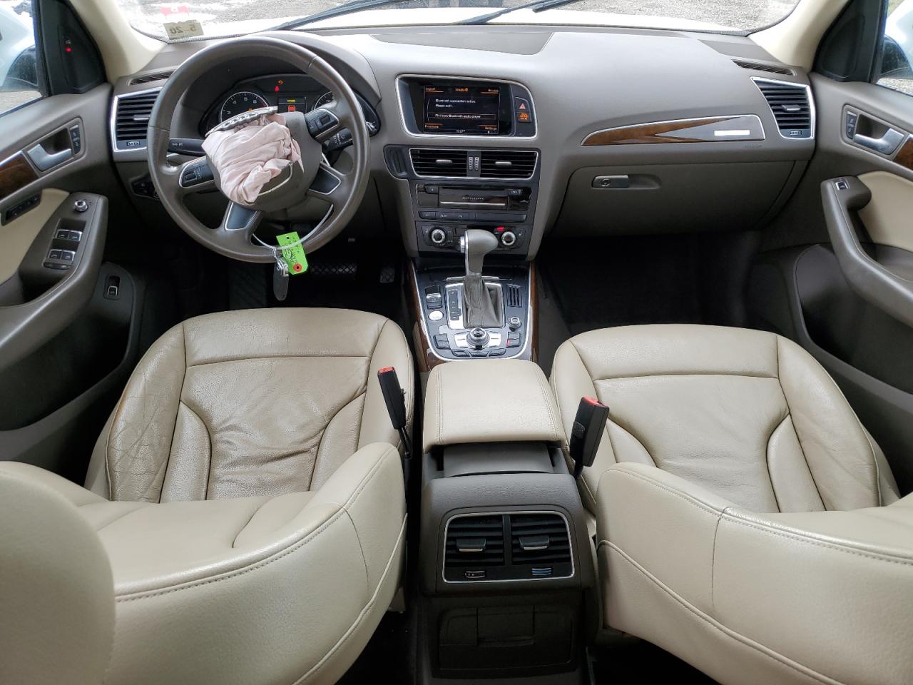 2015 Audi Q5 VIN WA1LFAFPXFA114543 Copart auction photo, front end / side damage thumbnail 8